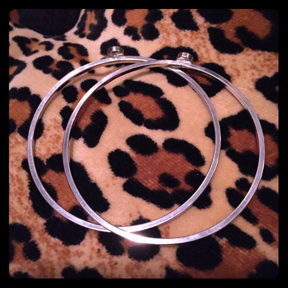 2 silver bangles Rhinestones - Picture 4 of 4